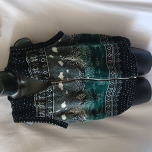 Alps Fine Womens Apparel Fleece Vest Large Vintage, Mountains